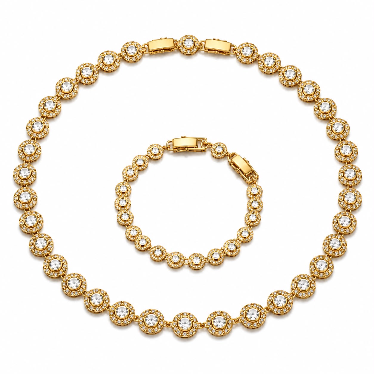Set Venice placat cu aur 18k 2 piese