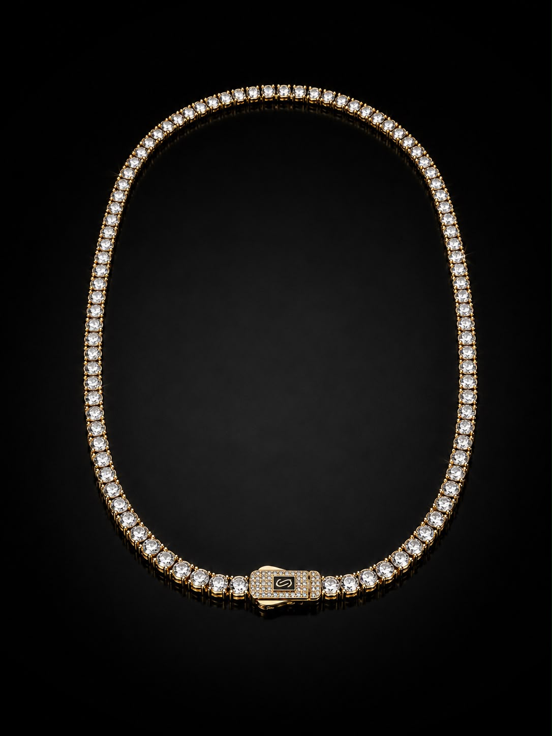 Colier Monaco Diamond placat cu aur de 18K