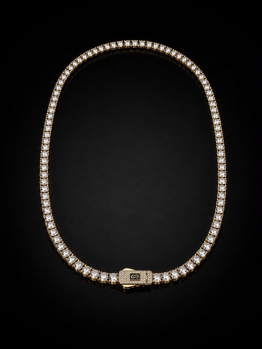 Colier Monaco Diamond placat cu aur de 18K