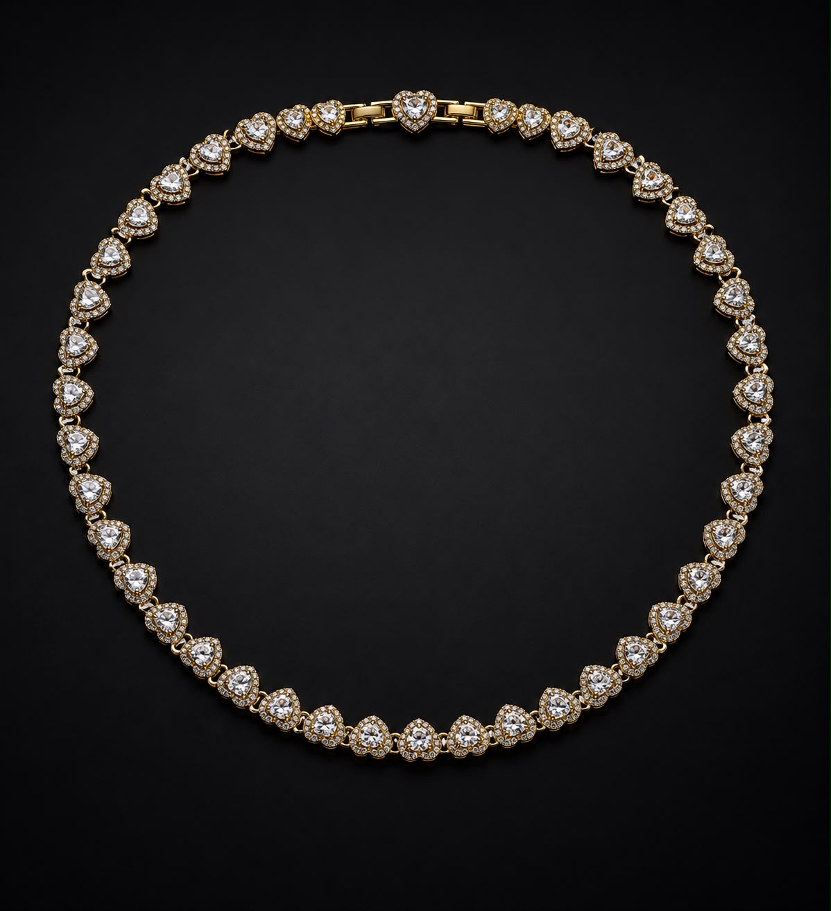 Colier Manilla placat cu aur 18k