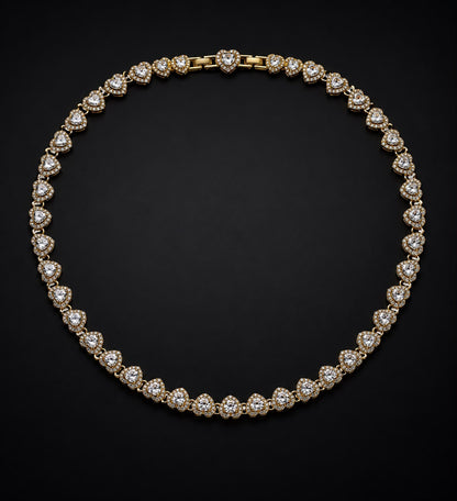Colier Manilla placat cu aur 18k