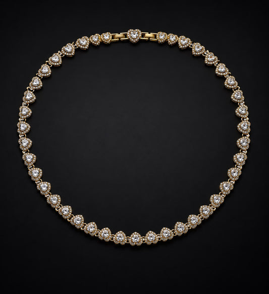 Colier Manilla placat cu aur 18k