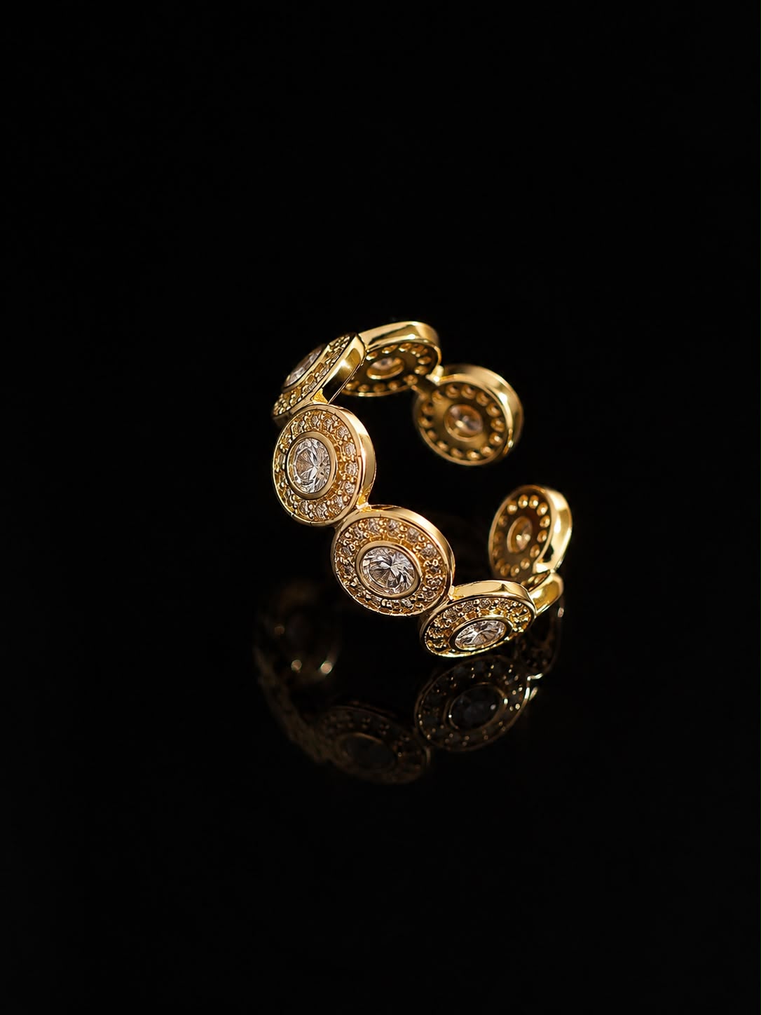 Inel Venice placat cu aur 18k