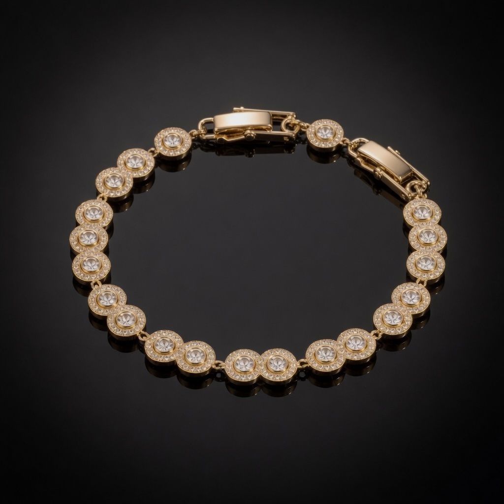 Bratara Venice placata cu aur 18k
