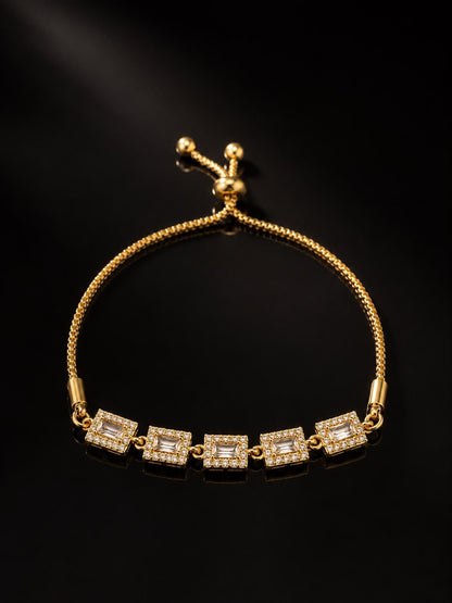 Bratara Amalfi placata cu aur 14k