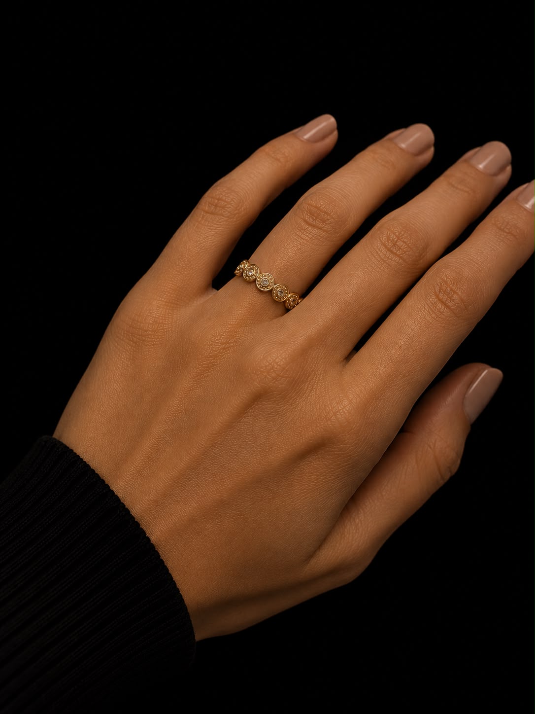 Inel Venice placat cu aur 18k
