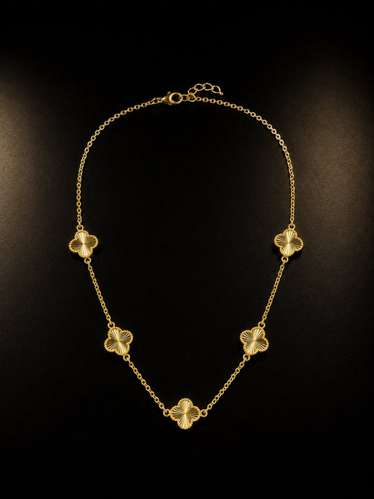 Colier Florence placat cu aur 14k