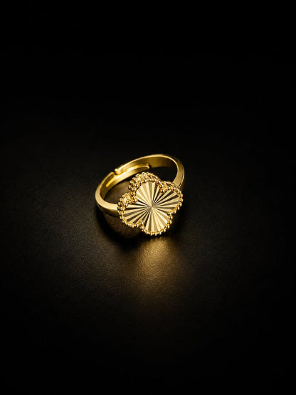 Inel Florence placat cu aur 14k
