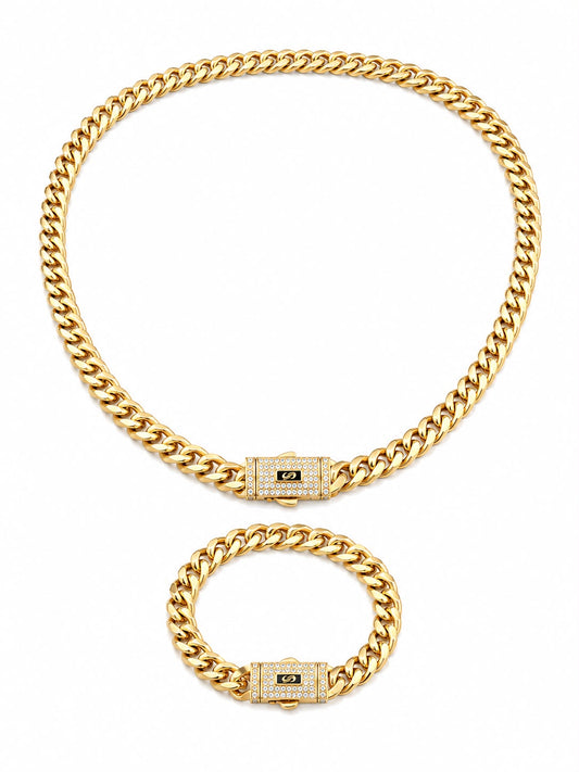Set Monaco placat cu aur 18k