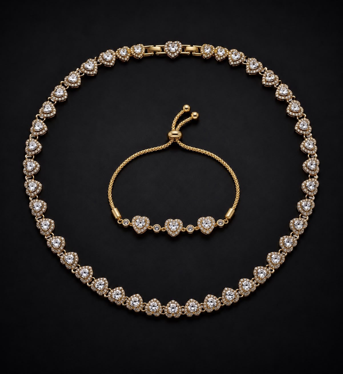 Set Manilla placat cu aur 18k
