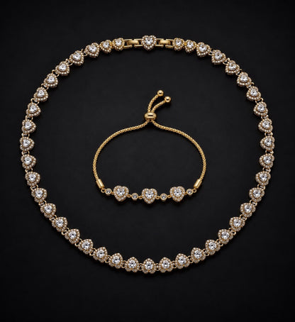 Set Manilla placat cu aur 18k