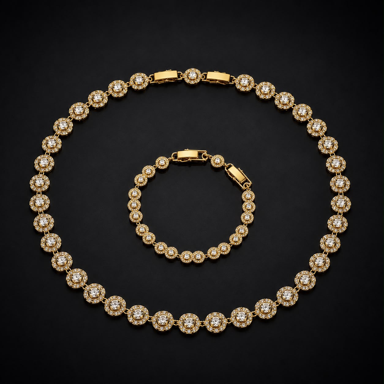 Set Venice placat cu aur 18k 2 piese