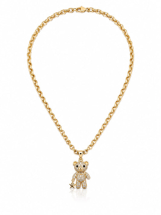 Colier Rosario placat cu aur de 14K