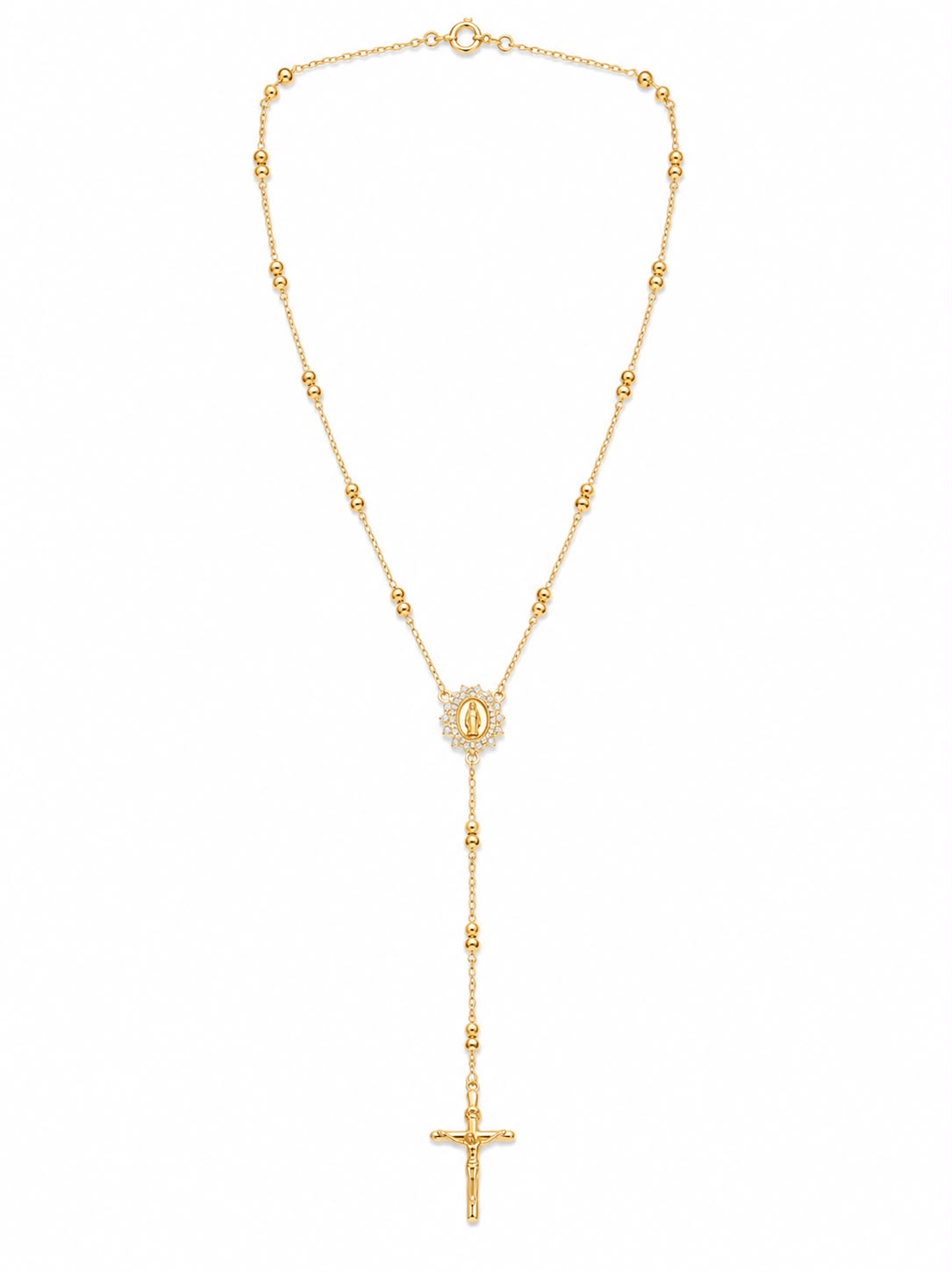 Colier Santa Maria placat cu aur de 14k