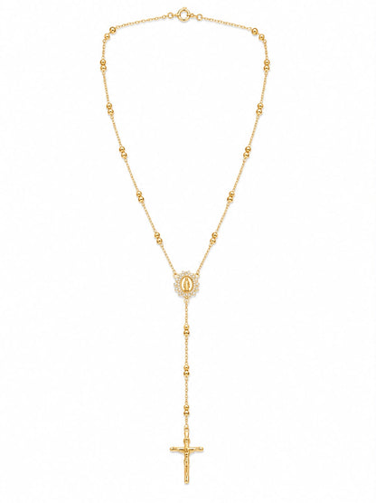 Colier Santa Maria placat cu aur de 14k
