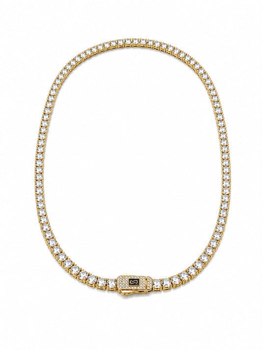 Colier Monaco Diamond placat cu aur de 18K