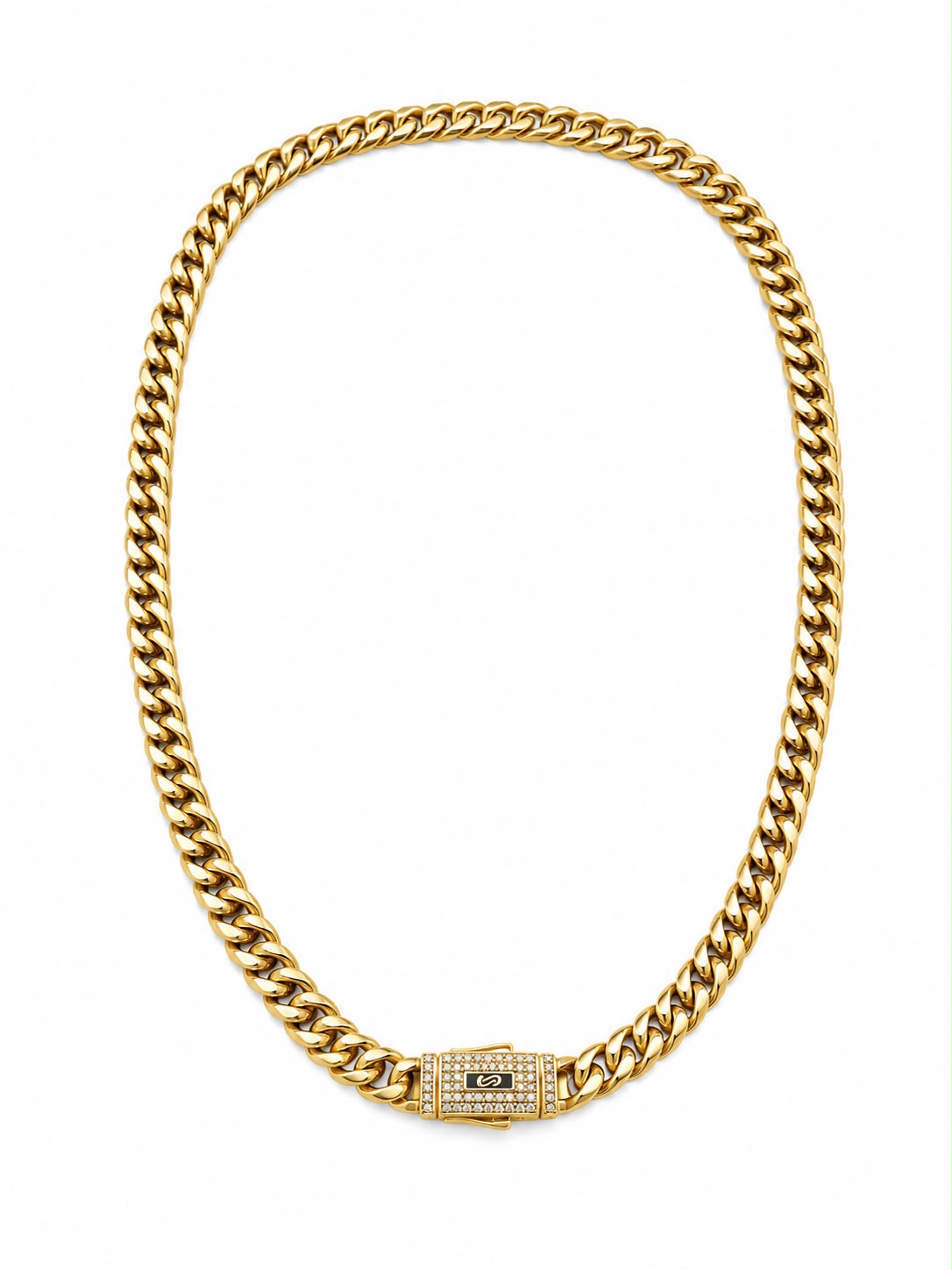 Colier Monaco 6mm placat cu aur 18k