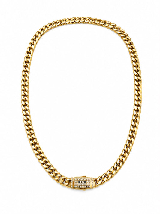 Colier Monaco 6mm placat cu aur 18k