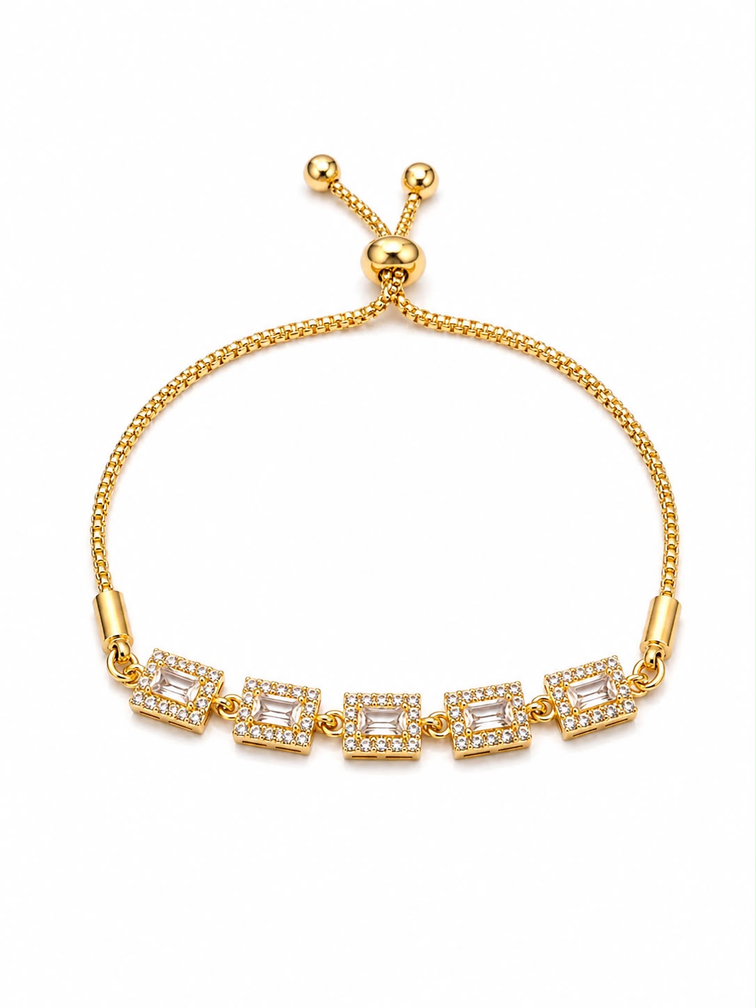 Bratara Amalfi placata cu aur 14k