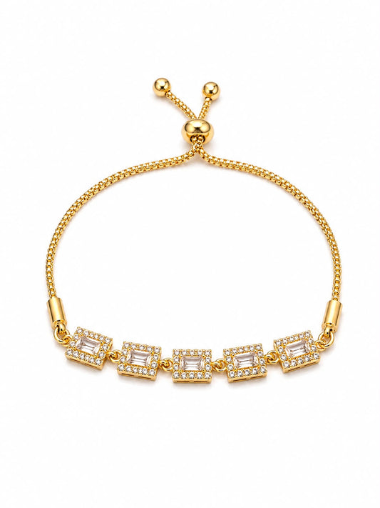 Bratara Amalfi placata cu aur 14k