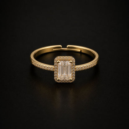 Inel Amalfi placat cu aur 14k