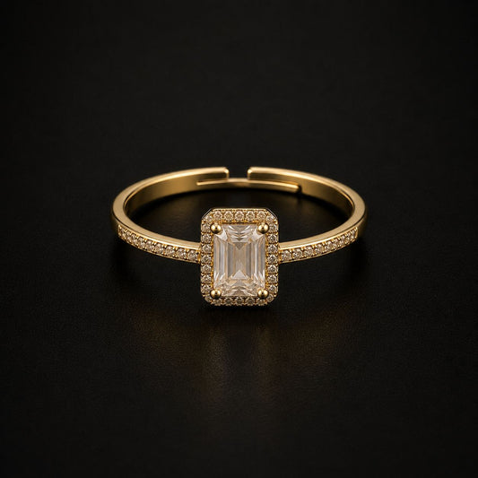 Inel Amalfi placat cu aur 14k