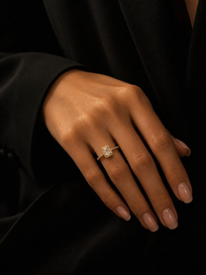 Inel Amalfi placat cu aur 14k