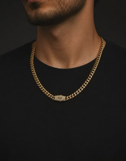 Colier Monaco 6mm placat cu aur 18k