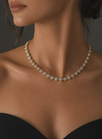 Colier Manilla placat cu aur 18k