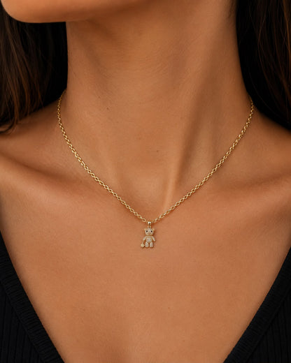 Colier Rosario placat cu aur de 14K